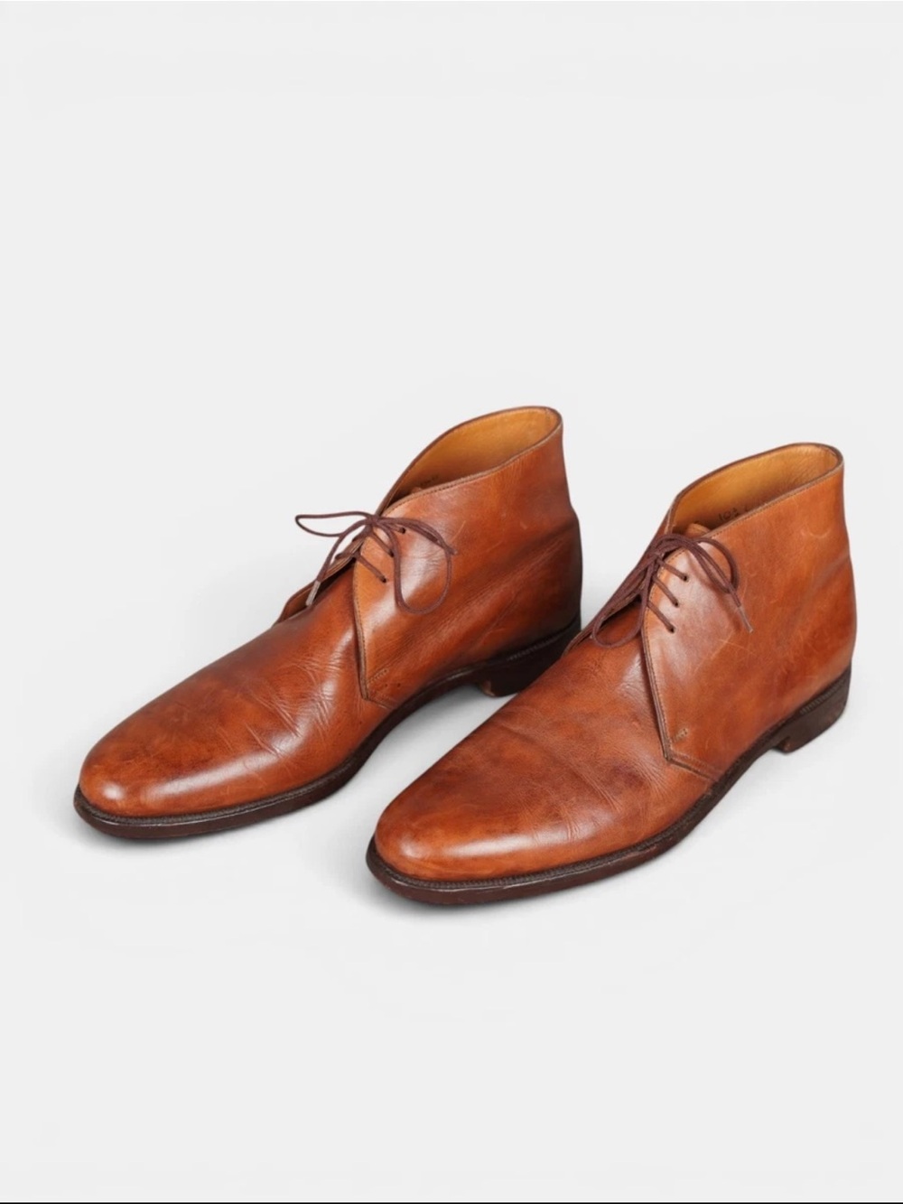 VTG Peal & Co x Brooks Brothers Chukka Boots Calf UK10.5 C US 11.5 Brown England